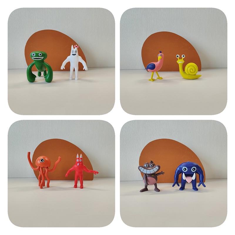 Rainbow Monster Banban Pvc Figurines Garden Themed Cartoon Collectibles