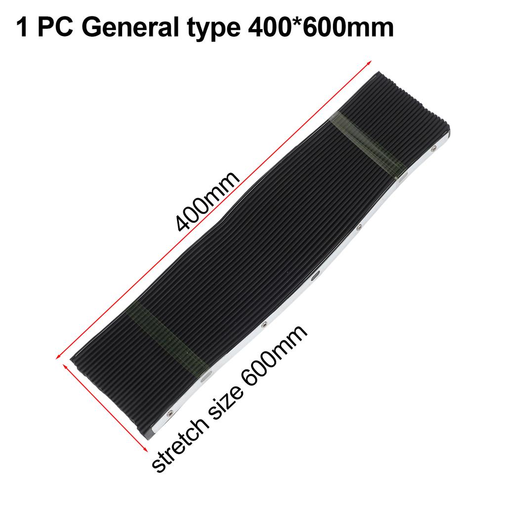 Rubber Milling Machine Flexible Protective Flat Accordion Bellows Cover Tool Guard Dust CNC Machine Accordion Pleat Shield Cover