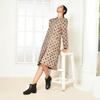 Women's Cotton Jacket - Long Layering Jacket for Autumn, Long Cut, Loose Oversized Fit, Handmade Indian Coat
