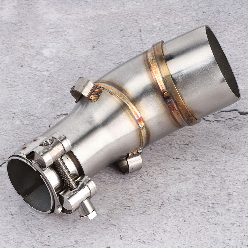Motorcycle Slip-On Dispenser Tube Pipe Adapter Connector for R25 R3 2013-2016, Stainless Steel, High Performance, sy Installation, Improved Sound