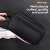 Business Travel Double Layer Mens Wash Bag With Waterproof Pu Material For Commuting And Storage