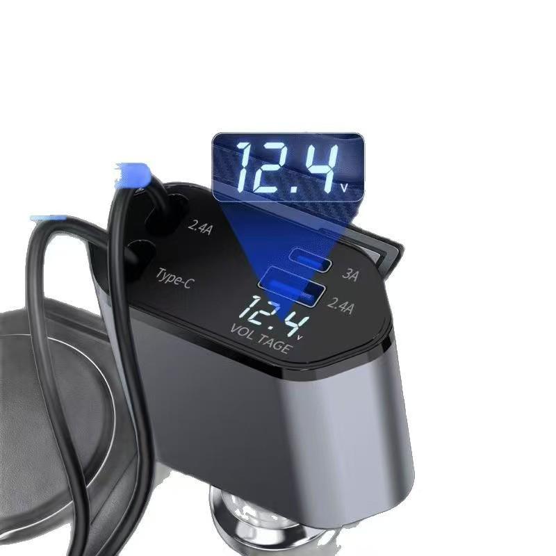 120W Retractable 1-to-3 Fast Car Charger