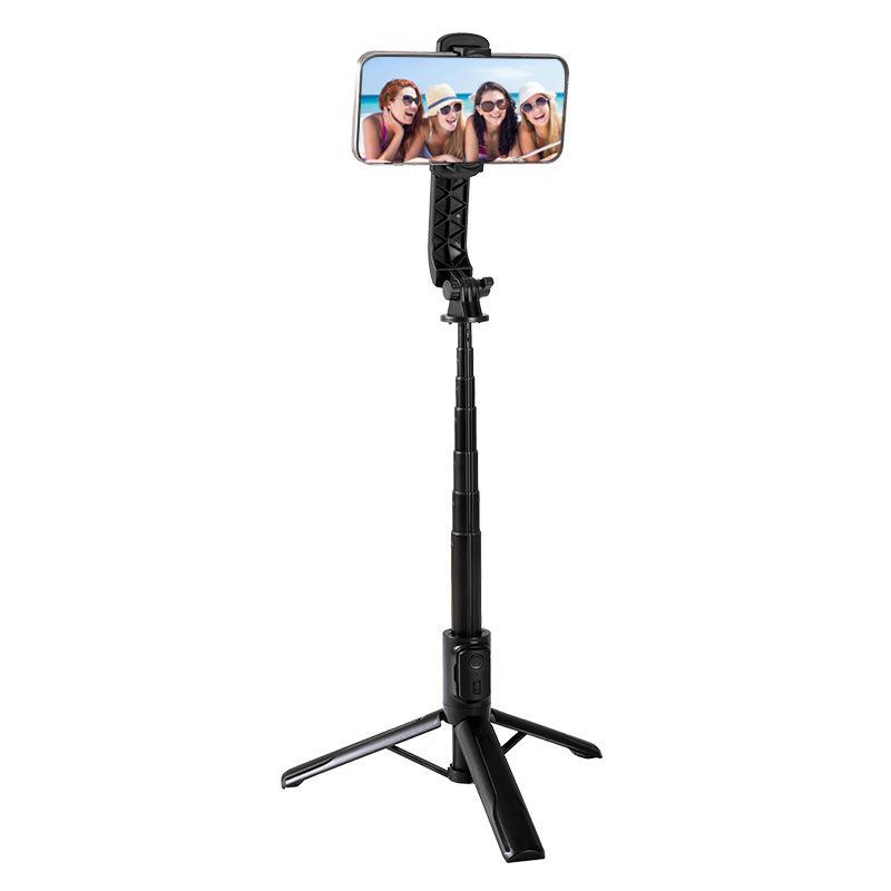 Tragbarer Anti-Wackel Bluetooth Selfie-Stick und Stativ mit Handheld-Gimbal für Smartphones