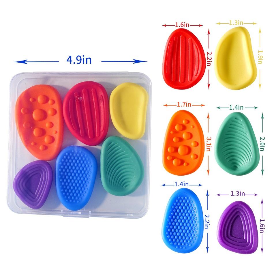 Silicone Tactile Strip Fidgeting Toys Kids  Relaxation Calming Fidgeting Plaything Adults Stress Desk Anxiety Relief Sensory Toy