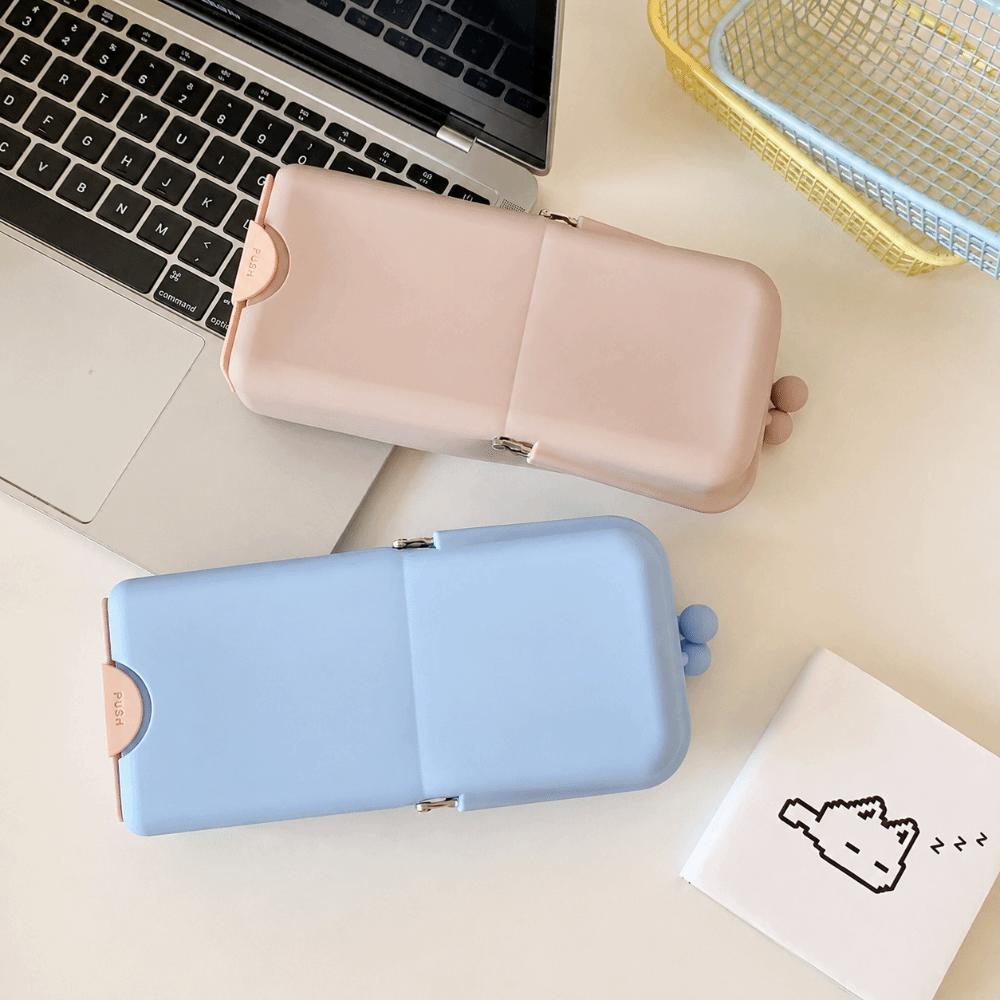 Standing Pencil Case Foldable Makeup Brush Holder Multi-Functional Pencil Holder  Gift