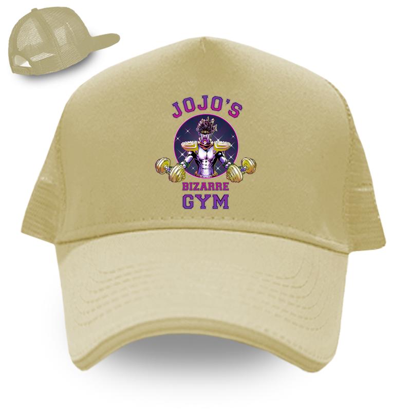 Lustige Unisex Jotaro Kujo Gym Baseball Cap Jojo Bizarre Adventure Unisex Frauen Caps Fashion Hip Hop Hut