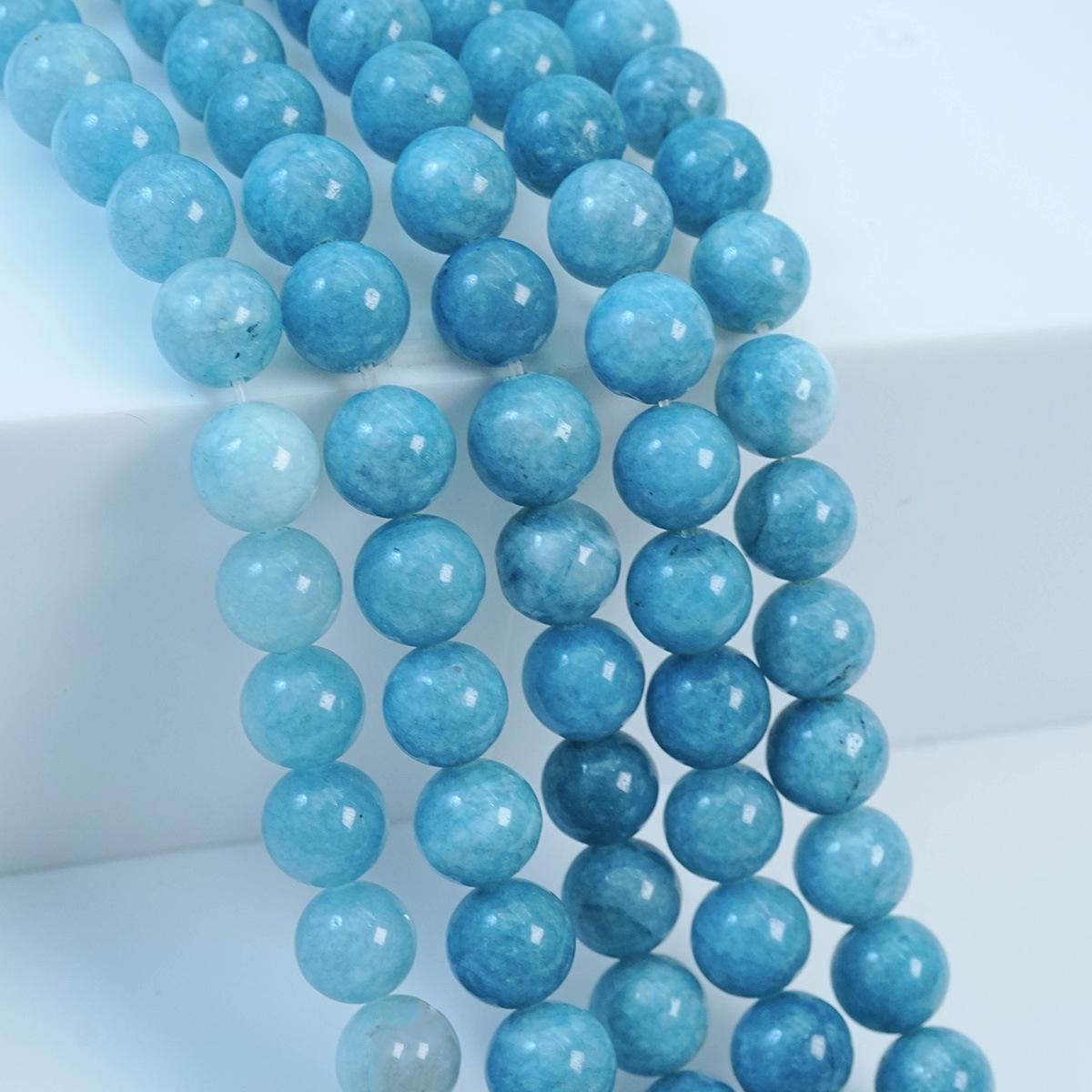 

Оптимизированные белые бусины из натурального камня для самодельных браслетов из бисера 6mm round beads (62 pieces)