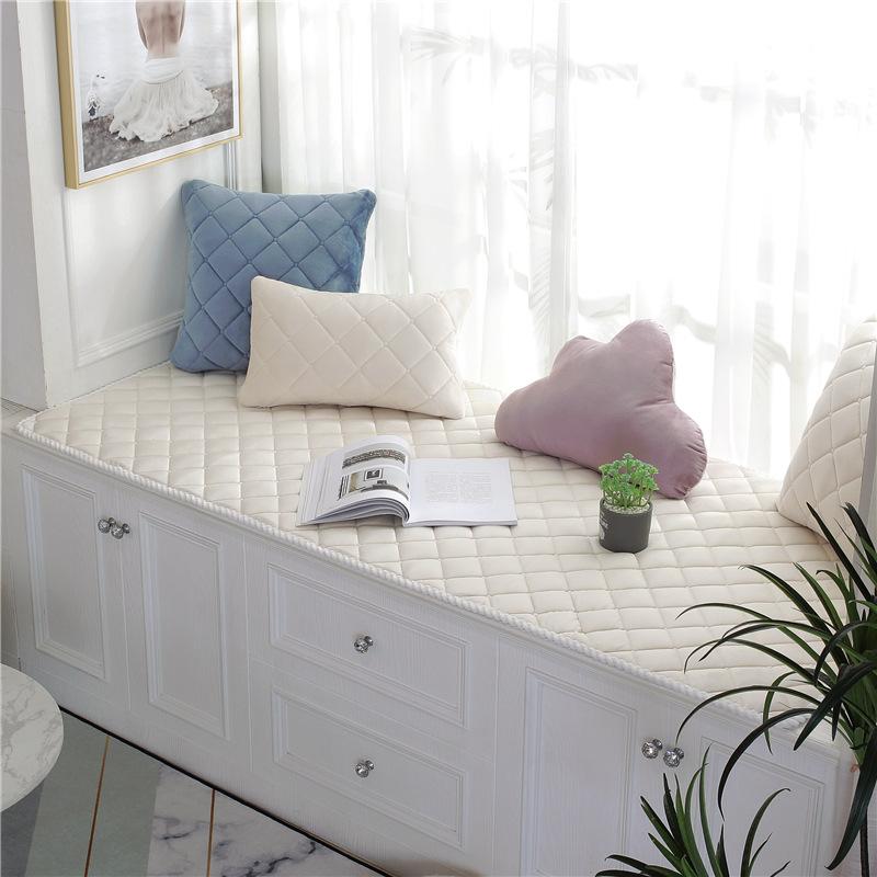 

Оконная подушка, подушка на выступ, четыре сезона, универсальная утолщенная губка для спальни, балкона, простой нескользящий коврик татами 60*150