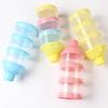 Three-Layer Transparent Portable Milk Powder and Snack Container