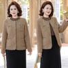 2025 Autumn/Winter Slimming Coat for Young Mothers - Chic Style for Middle-Aged & Elderly Women