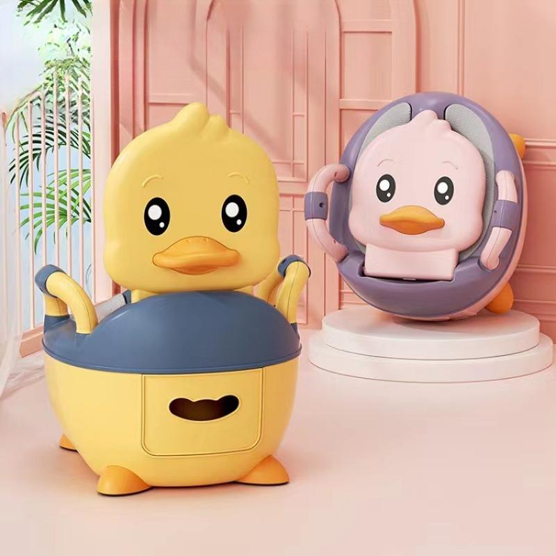 Roztomilé kreslené Kojenec Batole Dětská Toaleta Přenosné Dětské Toaletní Sedátko Židle Kachna Malá stolička děti Toaletní Tréninkový nočník