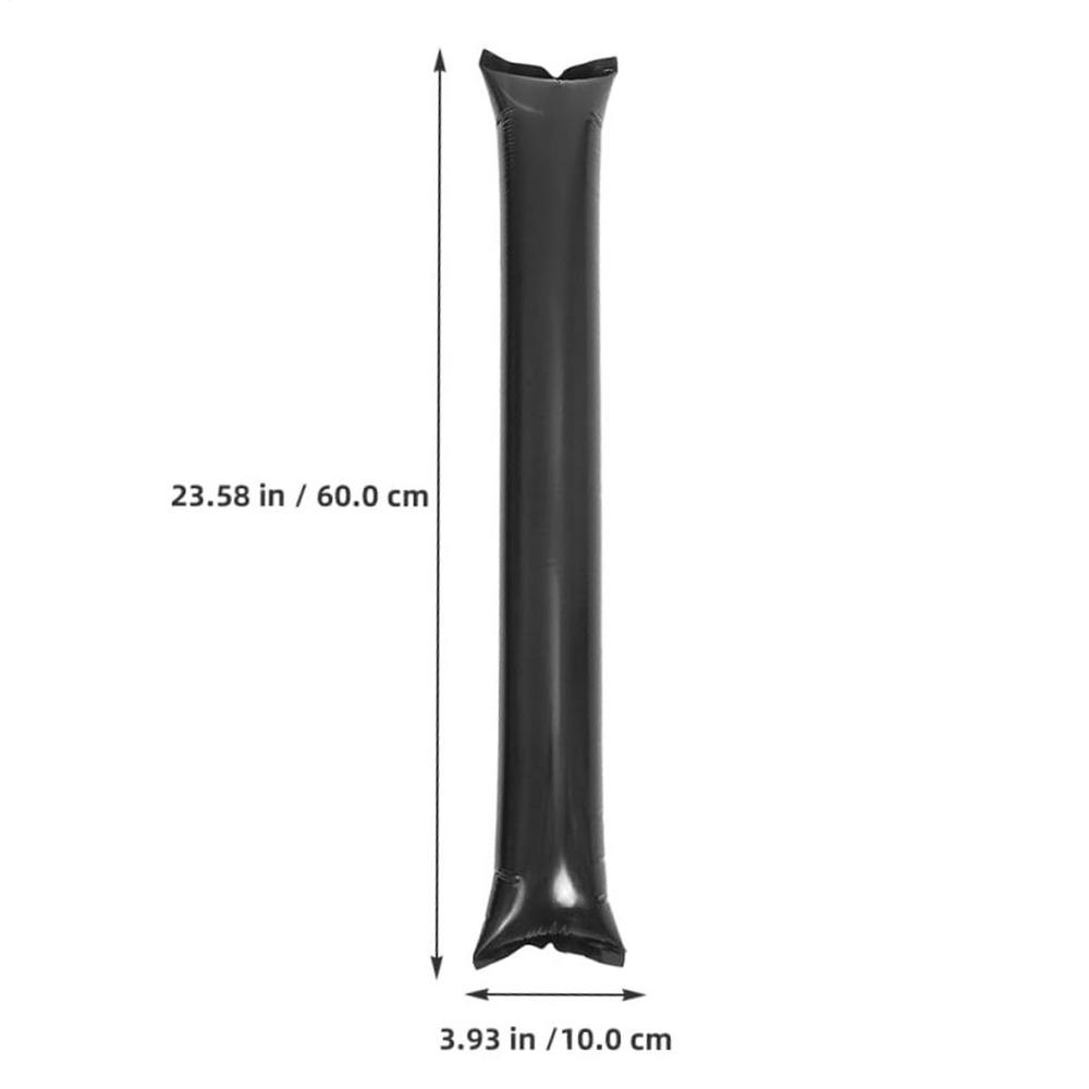 Cheer Spirit Stick 50 Pieces Inflatable Spirit Stick Clappers For Party Portable Party Cheer Supplies For School Event Other