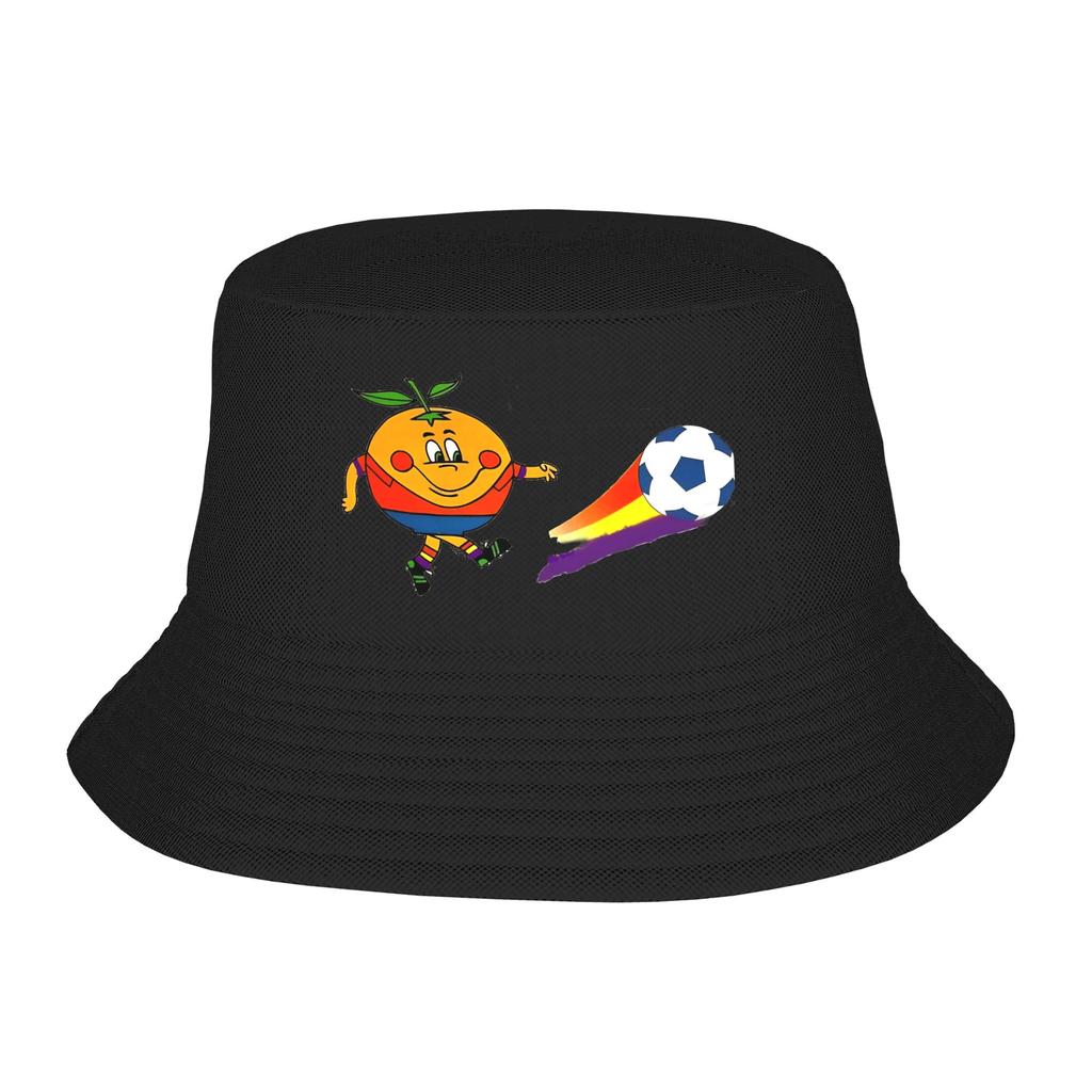 Naranjito Espana Spain Mascot Football Bucket Hat Summer Funny FisherUnisex Hats For Unisex Caps Outdoor Printed Sun Hats