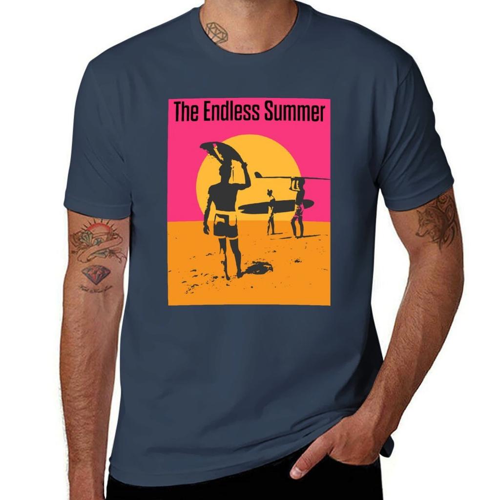 Das Endless Summer T-Shirt Lässiges Streetwear Kurzarm-T-Shirt