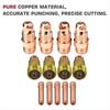 BHBL 71pcs TIG Welding Torch Accessories Kit Alumina Nozzle Collets Body Stubby Lens 12 Glass Cup Consumables Kit
