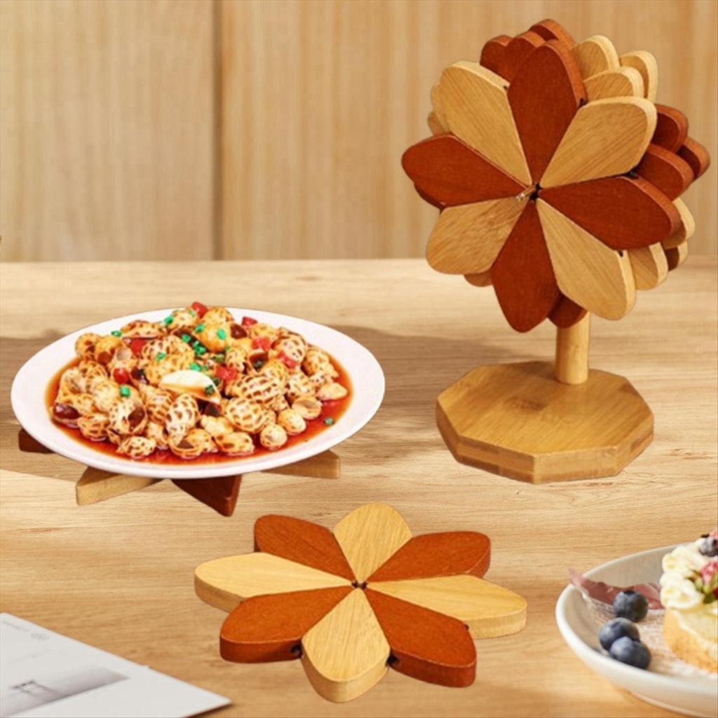 Juego de 5 Manteles Individuales 2025+ con Posavasos de Diseño de Molino de Viento para Mesa de Comedor