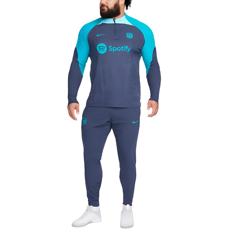 New Nike F.C. Barcelona Strike Elite Third Soccer Bottom Men's Thunder Blue DZ0757-437
