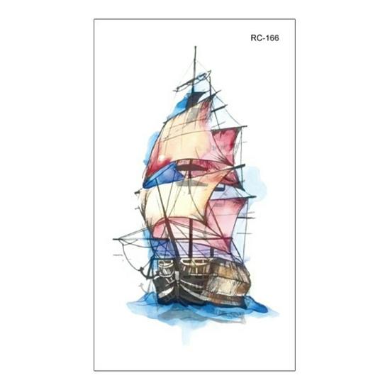 Waterproof Gradient Color Cartoon Temporary Tattoos for Men & Women
