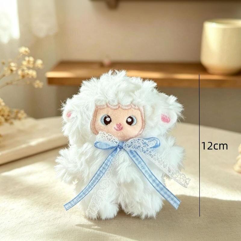 Cute Plush Alpaca Keychain Fluffy Soft Sheep Bag Pendant 1PC Adorable Backpack Ornament for Party Favor Gifts
