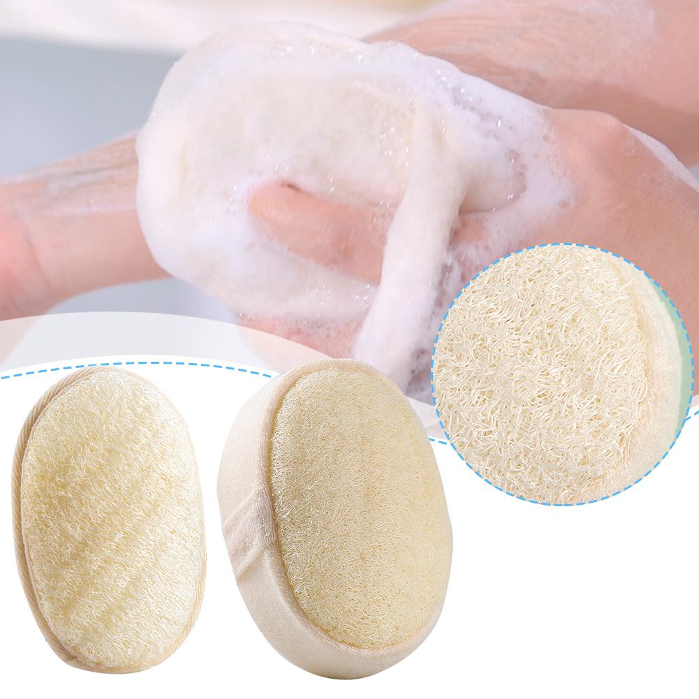 1PCS Loofah Bath Exfoliating Scrub Sponge Body Scrubber Exfoliator Soft Shower Cleaning Brush Back Cleaner Pads Massage Brush