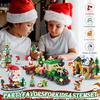 TOYLINX DIY Toys Christmas Series Building Block Education Set Kids with Multiple Christmas Elements for Holiday Decorations
