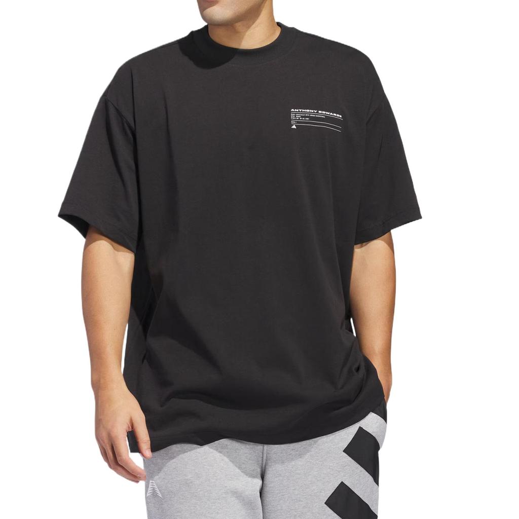 adidas ANTHONY EDWARDS GFX TEE 3 T Shirt Men's Black JY3972