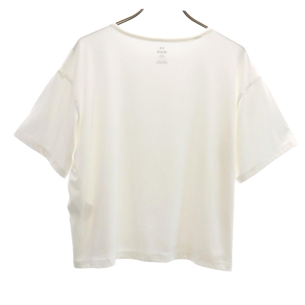 Under Armour Training Short Sleeve T-shirt LG White Women Used
