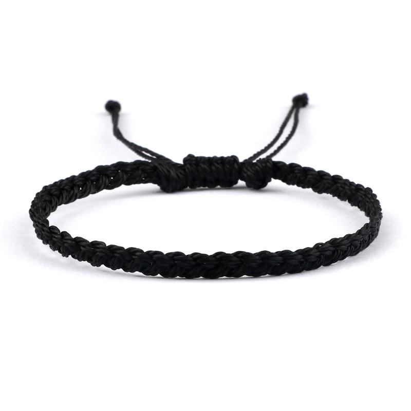 26 Colors Adjustable Woven Friendship Bracelet For Women Men Wax Thread Wrap Rope Knot Bracelets&Bangles Handmade Jewelry Gifts