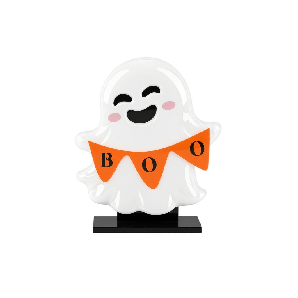 Halloween Wooden Ornament Cute Decor for Party Desktop Display