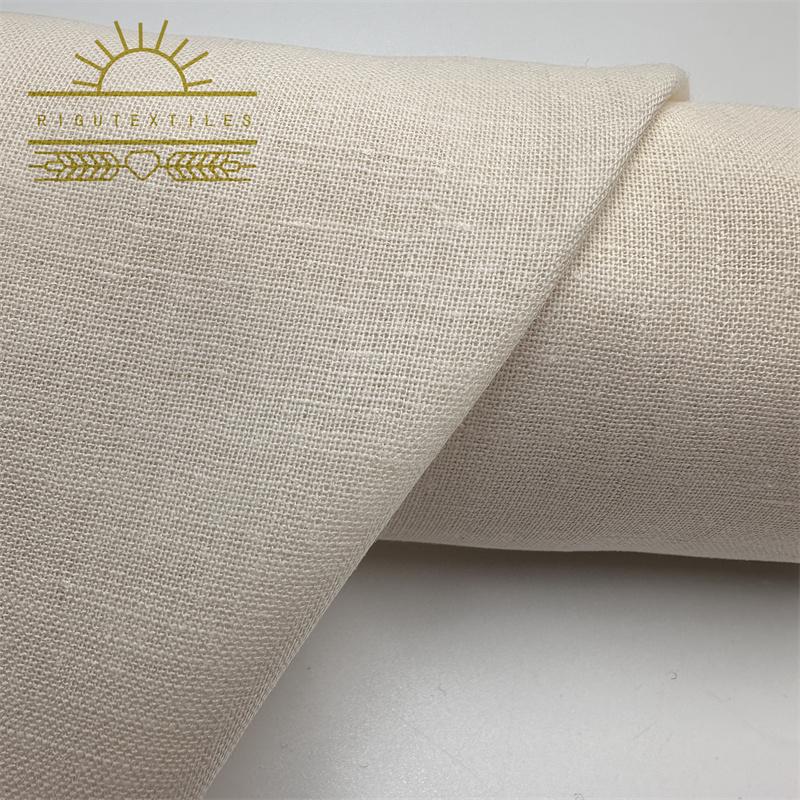 EcoFriendly Blended Linen Cotton Fabric for Garments and Home Textiles