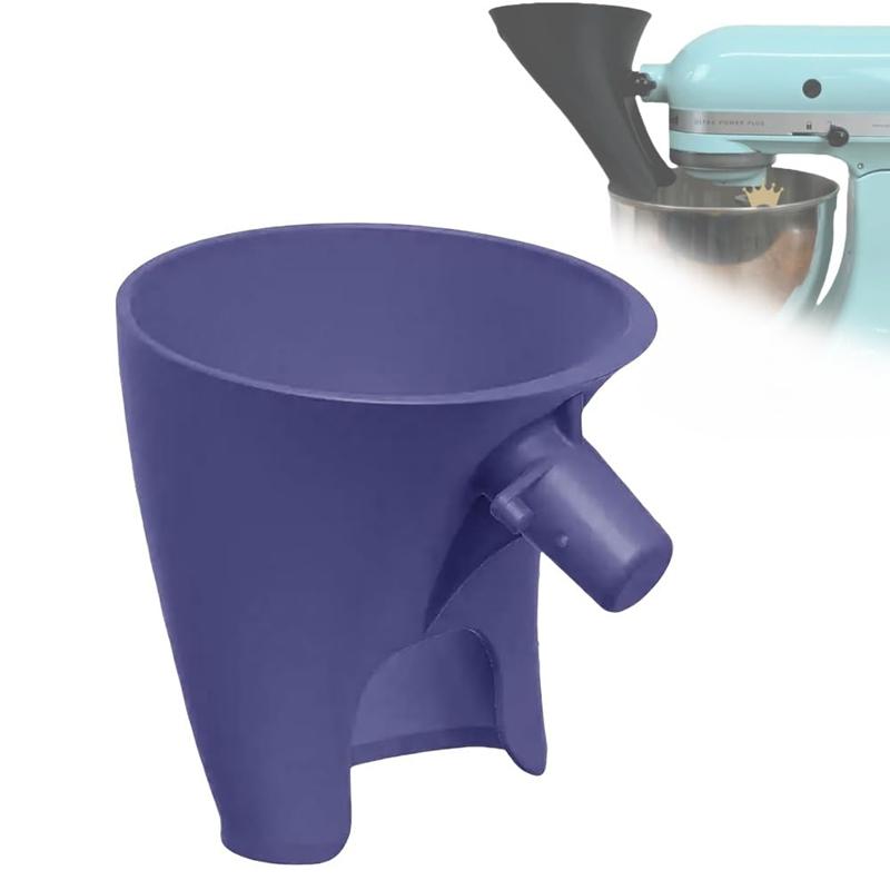 Funnel for Kitchen Aid  Easy Pouring Design Prevents Spills and Messes Enables Guided Pouring for Both Flour and Egg Liquid
