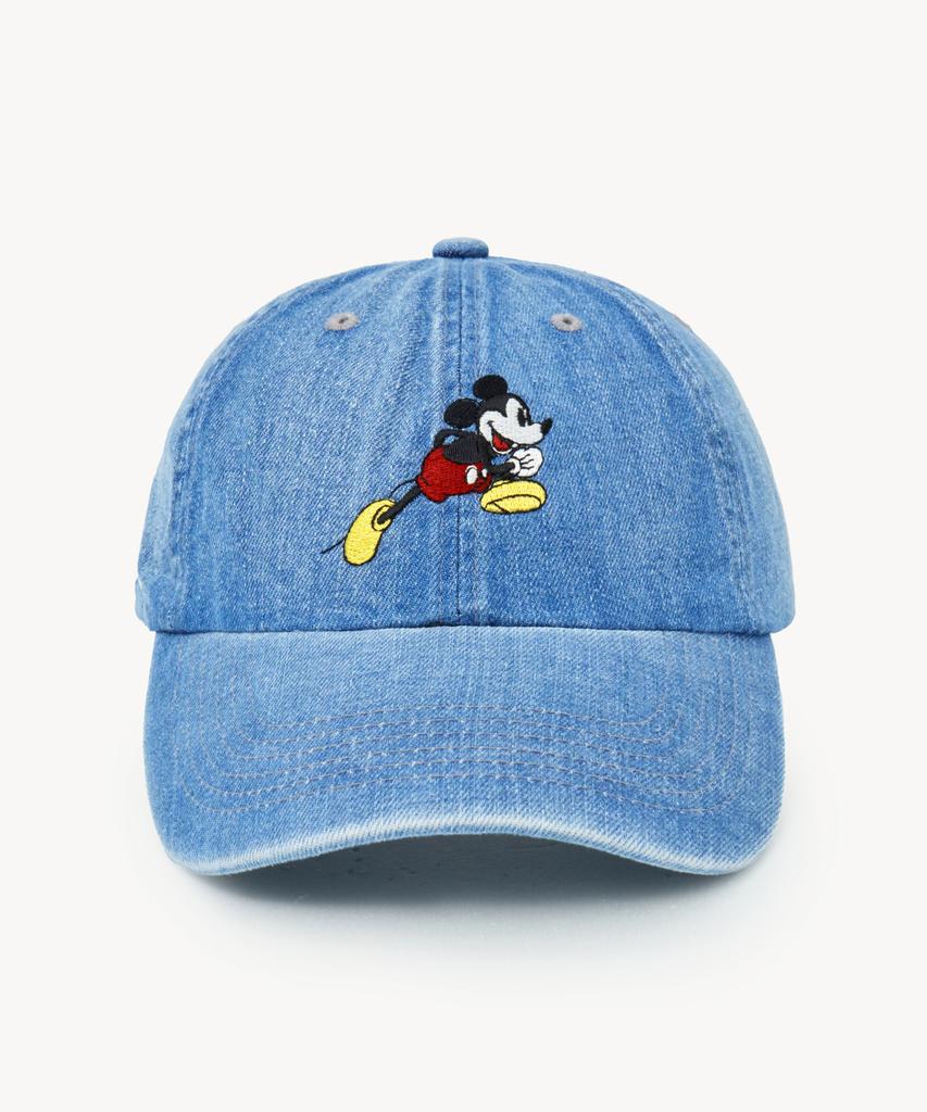 VTWO Running _Mickey_ Denim Cap (Blue)