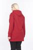 Damenstil Übergröße Sweatshirt Übergröße Kleidung Rotes Sweatshirt