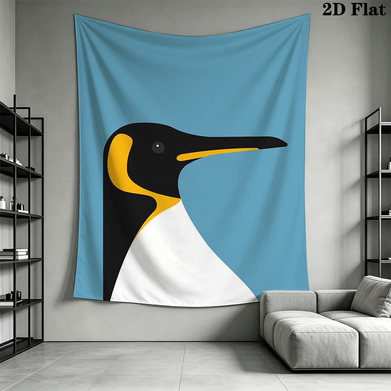 Antarctic penguins Pattern Home Decor Tapestry, Wall Hanging, Decorative RV Wall Cloth.MGT0918439