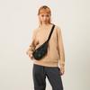 New MLB MONOGRAM Reading Collection Polyester One Shoulder Crossbody Fanny Pack Sling Bags Regular Unisex Black 3AHSM035N-50BKS