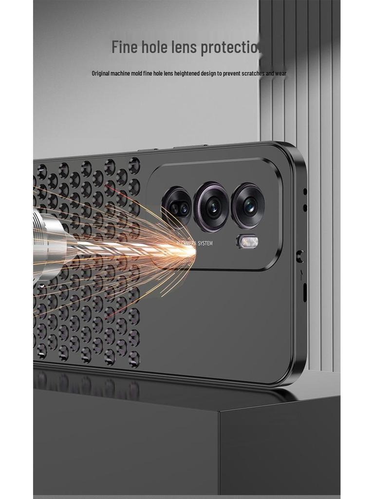 OPPO Reno12 Pro Aluminum Honeycomb Heat Dissipation Phone Case