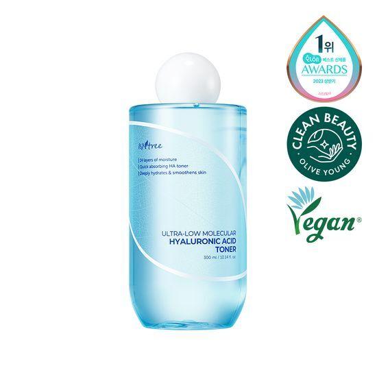 ISNTREE Ultra-low Molecular Hyaluronic Acid Toner 300ml