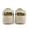 CrocS ClaSSic Platform ClogS Bone Women S SandalS Aqua ShoeS