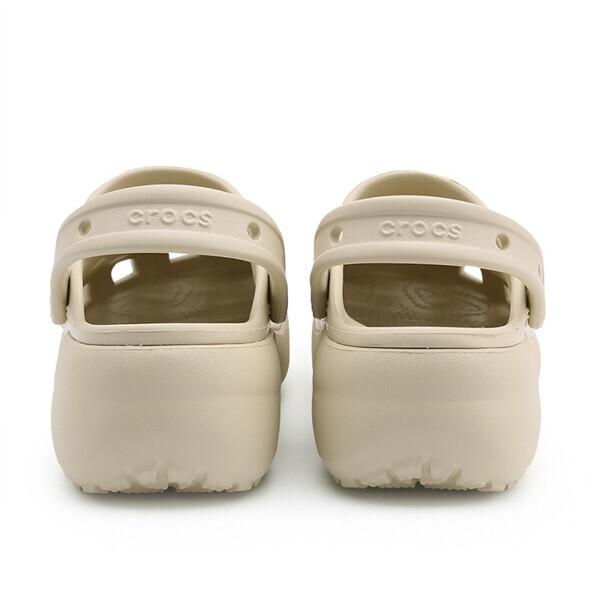 CrocS ClaSSic Platform ClogS Bone Women S SandalS Aqua ShoeS