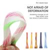 5pcs Random Elastic Spring Cat Toy Stretchy Colorful Tube for Scratching and Biting 13cm 0.8cm PET Material Kitten Play Toy