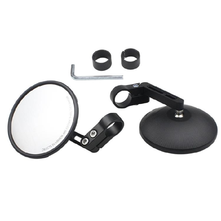 Oversized Rearview Mirror for Motorcycles All Directional Rotation Quick Release Clamps Suitable for Multiple Bike Model