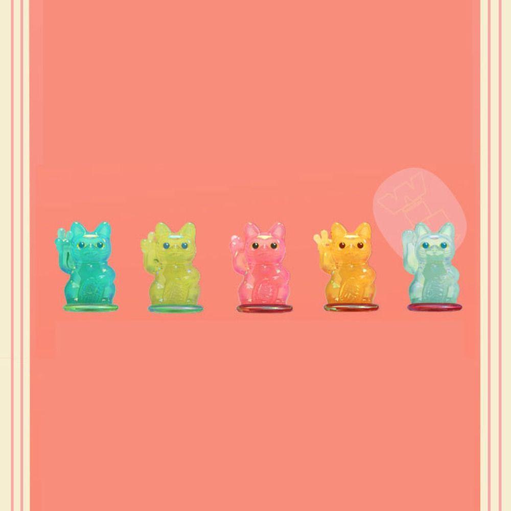 Special Gesture Lucky Cat Blind Box Gifts Cat Anime Figure Dolls Animals Toy  Desktop Decoration