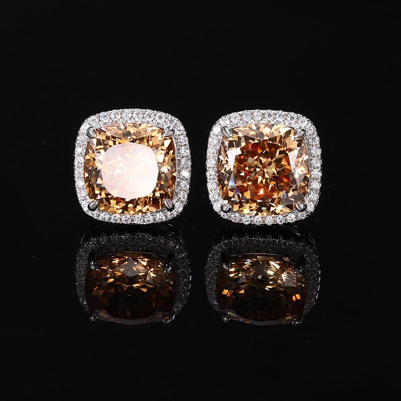 

Ювелирные изделия Медное основание Позолоченное Имитация огранки «Птичье гнездо» Шампань Простой набор Женский 14 * 16-10 * 10