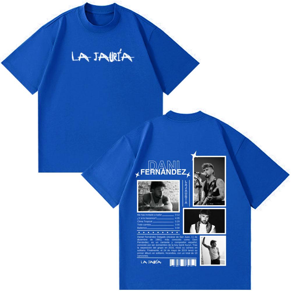 Hot Sale 2026 Rapper Dani Fernandez Album Tour Print Tees Men Women Hiphop Tshirts Shortsleeved Loose Casual Cotton Tshirts