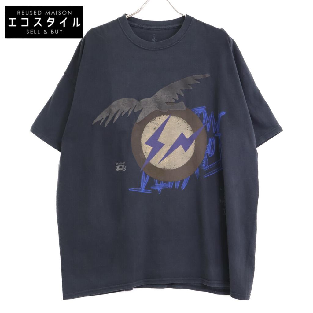 Cactus Jack Four Fragment Create T-shirt Tops XL NavyUsed