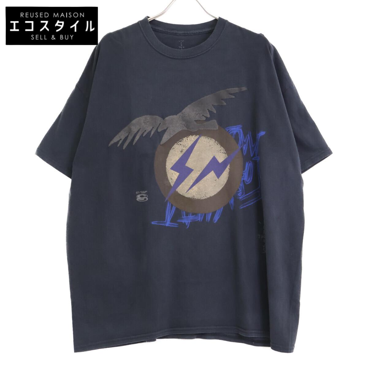 CACTUS JACK Four Fragment Create T-shirt tops XL NavyUsed