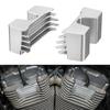 Finned Spark Plug Covers for Harley Iron 1200 XL1200NS Iron 883 XL883N Forty Eight XL1200X Sportster 1200 Nightster XL1200N
