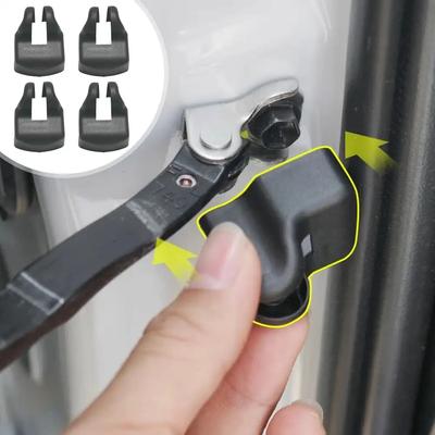 4 Stück ABS Auto Türschlossabdeckungen Türstopperabdeckung für Honda Jade CRV Civic HR-V Vezel HRV Jazz Accord City Odyssey Crosstour