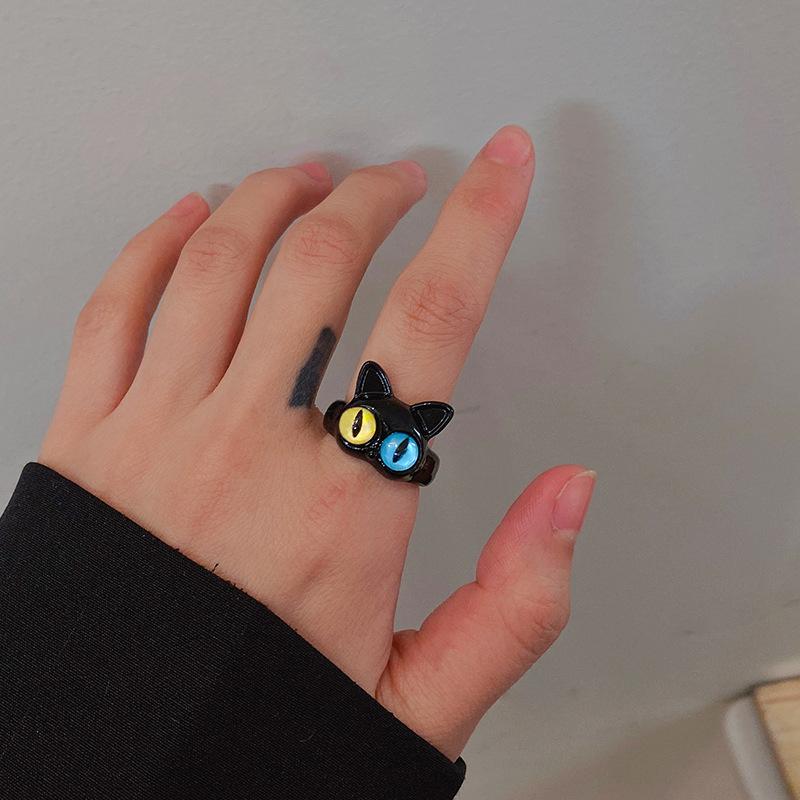 New Punk Funny Flying Dragon Ring for Women Men Childlike Cartoon Cute Kpop Girl Index Finger Opening ring for Close Friend Kids