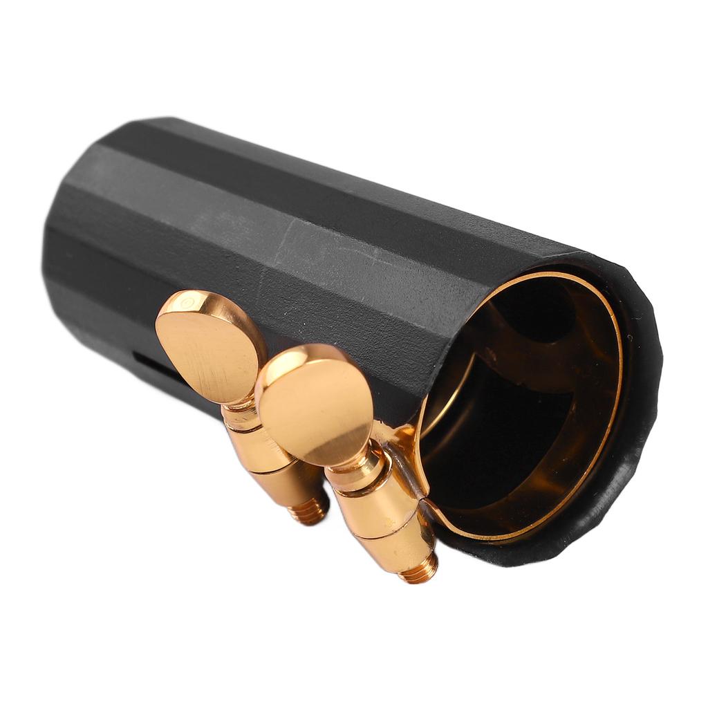 Saxophone Mouthpiece Cap Double Screw Gold Ligature Cap Clip Fastener Alto Sax Accessories
